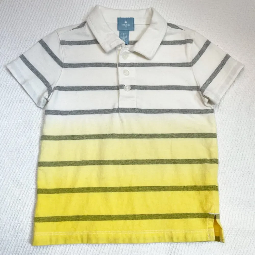 Gap Dip Dyed Striped Polo